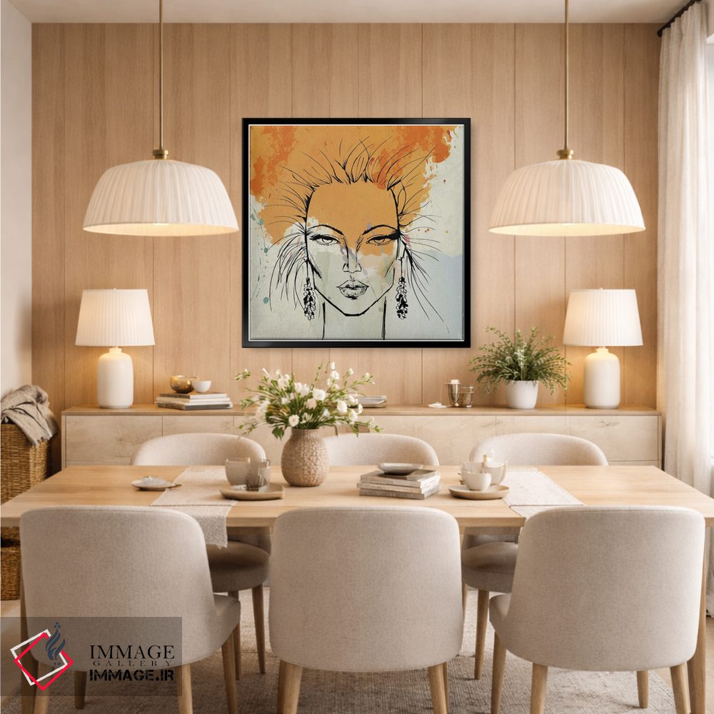 تابلو دکوراتیو مروارید II اثر کارن اسمیت - D6B