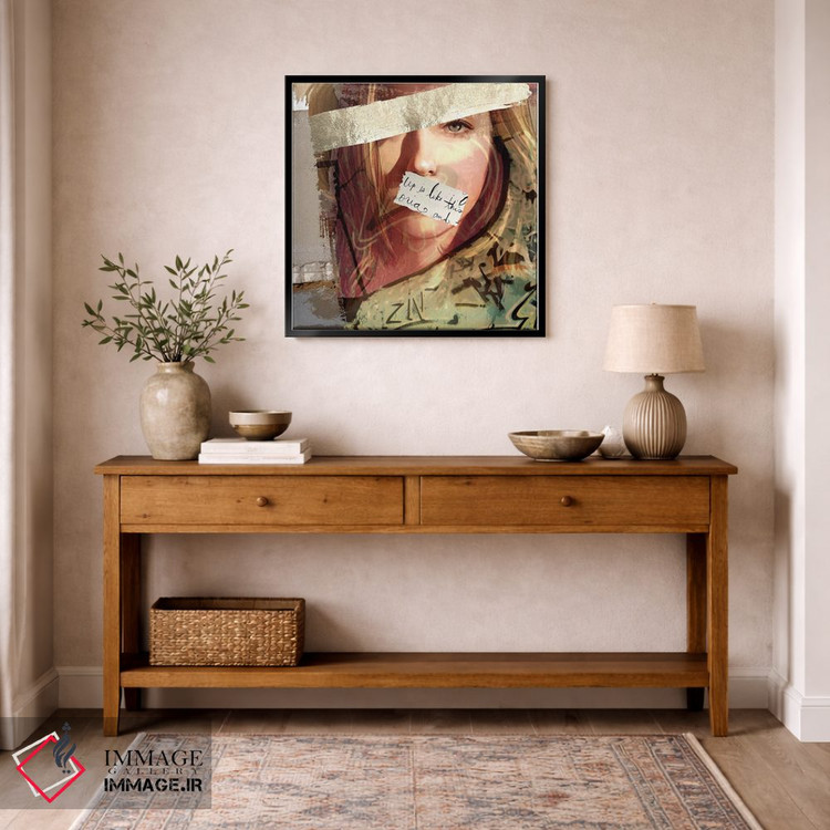 تابلو دکوراتیو نقص دار اثر کارن اسمیت - D5B