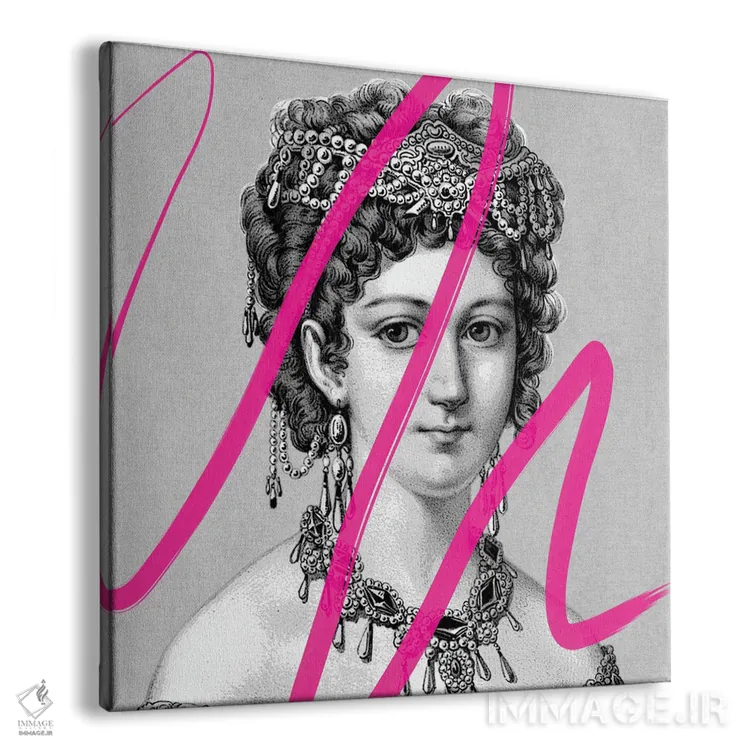 تابلو مدرن بانوی آلوده II اثر کارن اسمیت - نمای پرسپکتیو محصول