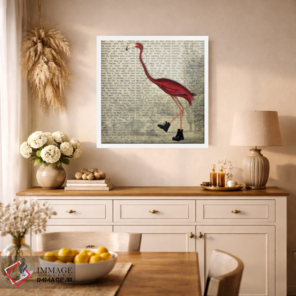 تابلو دکوراتیو کفش پرنده II اثر کارن اسمیت - D1W