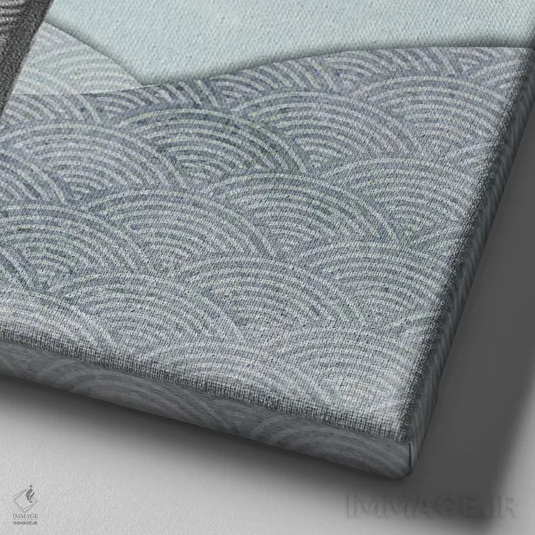 تابلو دکوراتیو الا I اثر کارن اسمیت - نمای نزدیک بافت بوم