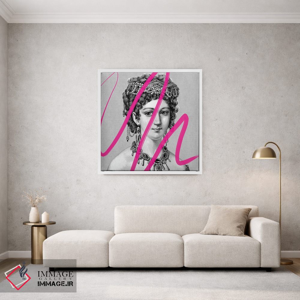 تابلو مدرن بانوی آلوده II اثر کارن اسمیت - D1W