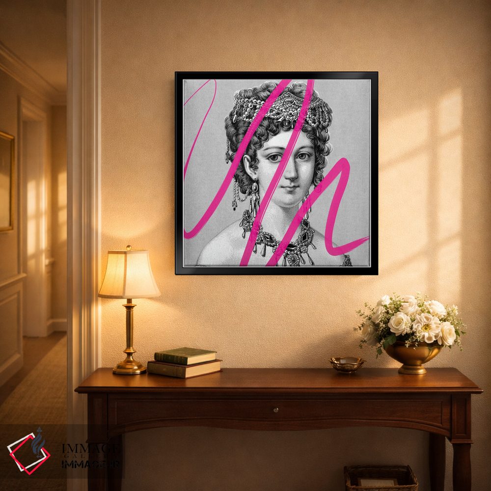 تابلو مدرن بانوی آلوده II اثر کارن اسمیت - D4B