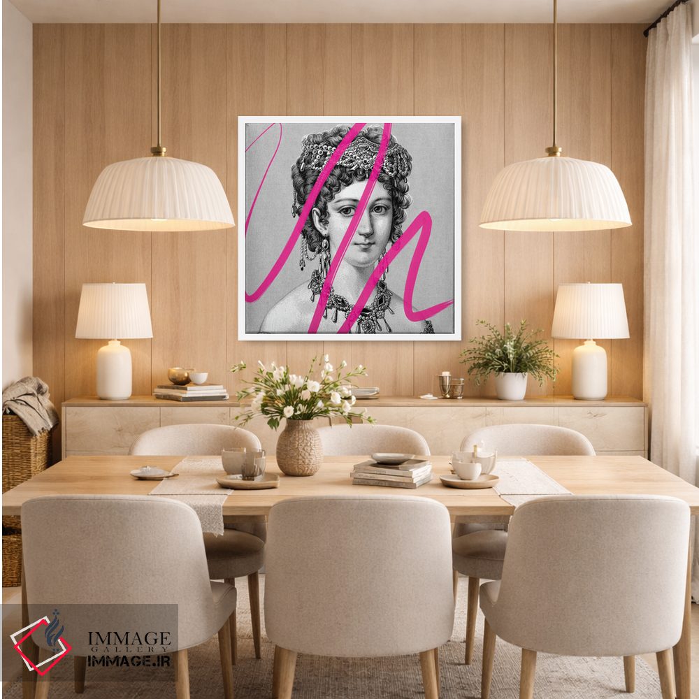 تابلو مدرن بانوی آلوده II اثر کارن اسمیت - D6W