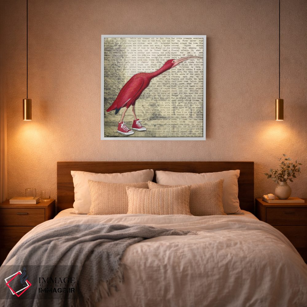تابلو دکوراتیو کفش پرنده I اثر کارن اسمیت - D2W