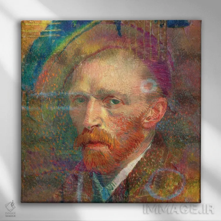 تابلو دکوراتیو ون مرد II اثر کارن اسمیت - نمای روبهرو روی دیوار