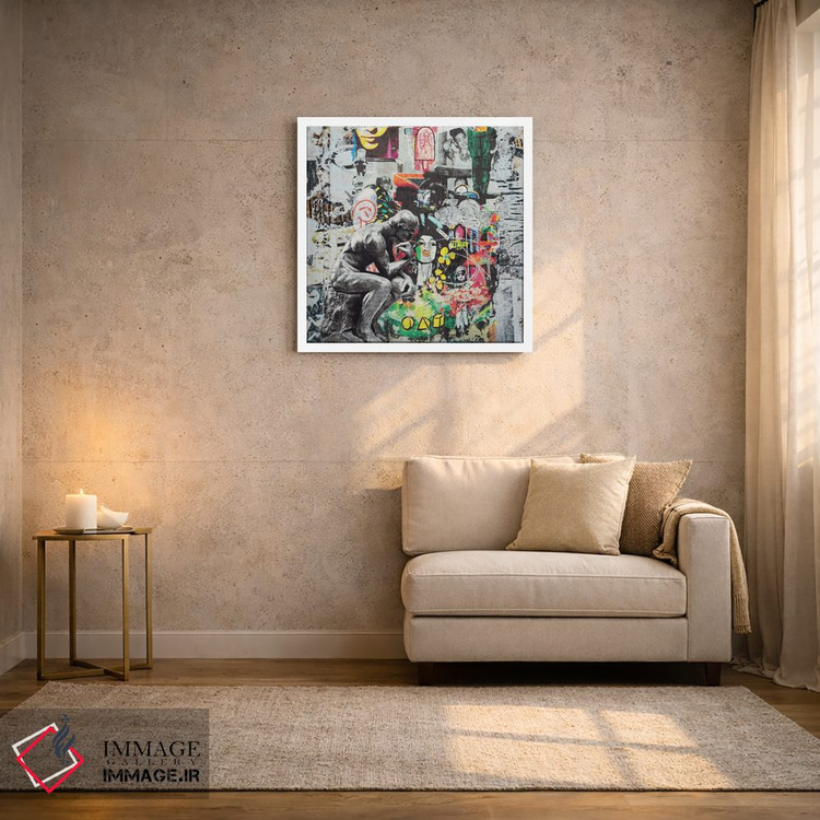 تابلو دکوراتیو متفکر اثر کارن اسمیت - D2W