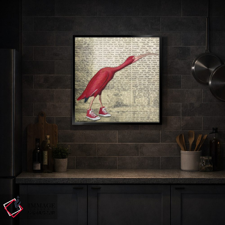 تابلو دکوراتیو کفش پرنده I اثر کارن اسمیت - D5B