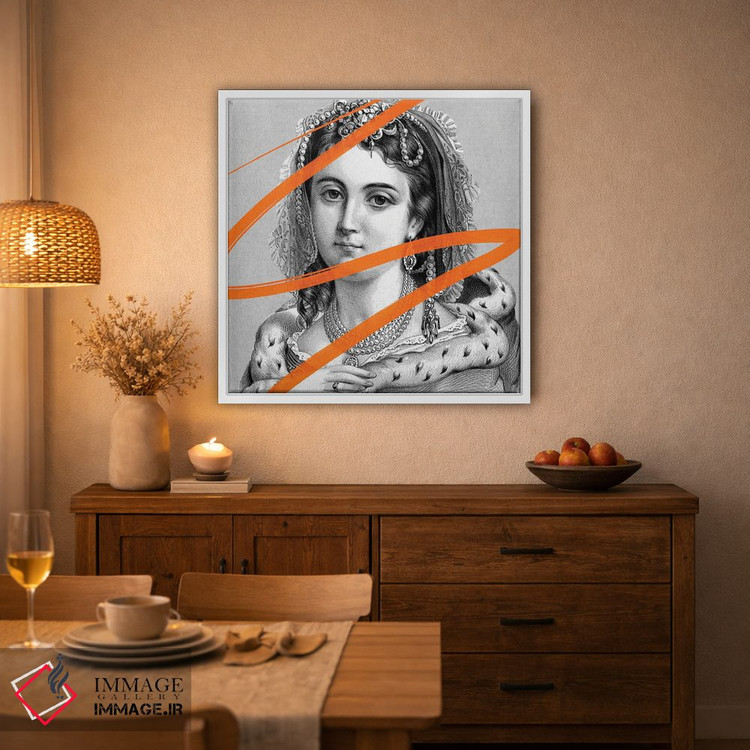 تابلو مدرن بانوی نقاشی شده I اثر کارن اسمیت - D2W