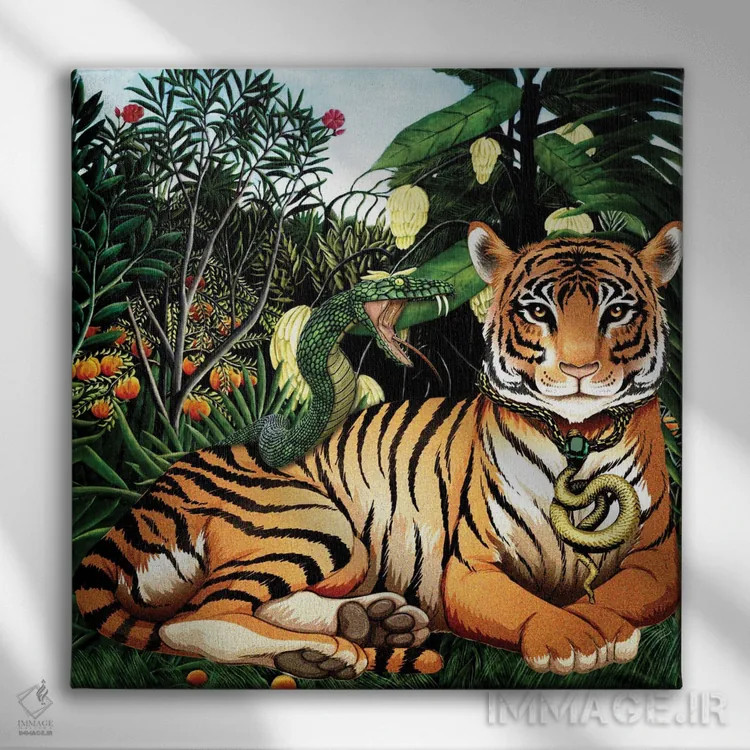 تابلو دکوراتیو جنگلی I اثر کارن اسمیت - نمای روبهرو روی دیوار