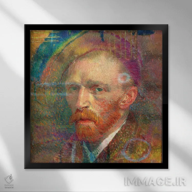 تابلو دکوراتیو ون مرد II اثر کارن اسمیت - نمای قابدار مشکی