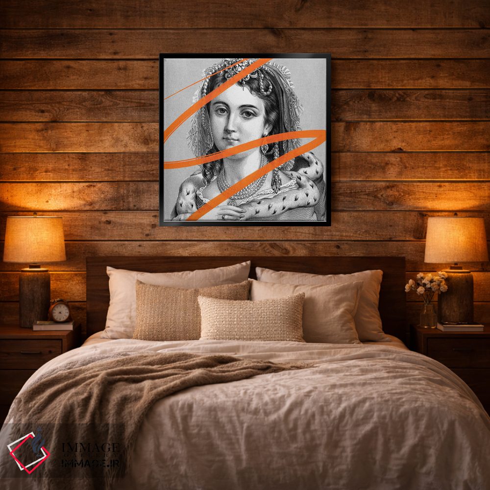 تابلو مدرن بانوی نقاشی شده I اثر کارن اسمیت - D4B