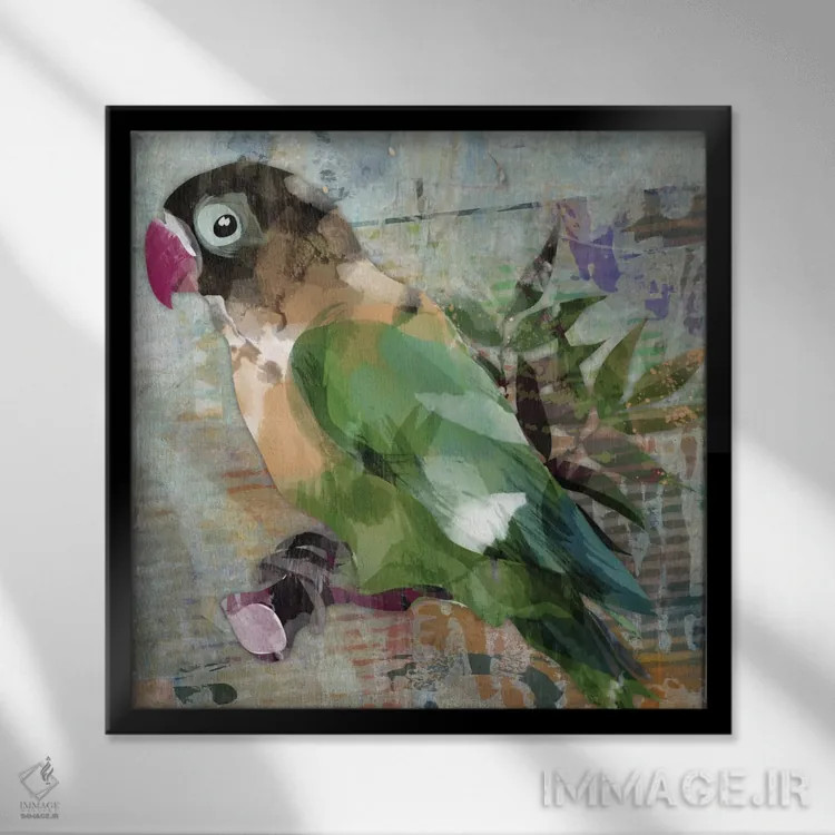 تابلو دکوراتیو تروپیکانا I اثر کارن اسمیت - نمای قابدار مشکی