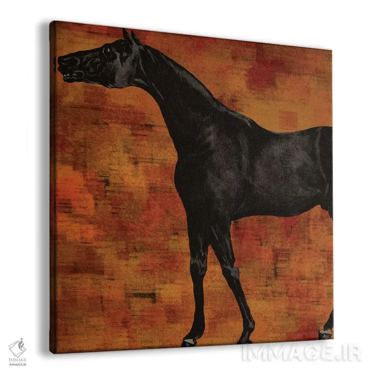 تابلو دکوراتیو اسب کوچولو II اثر کارن اسمیت - نمای پرسپکتیو محصول