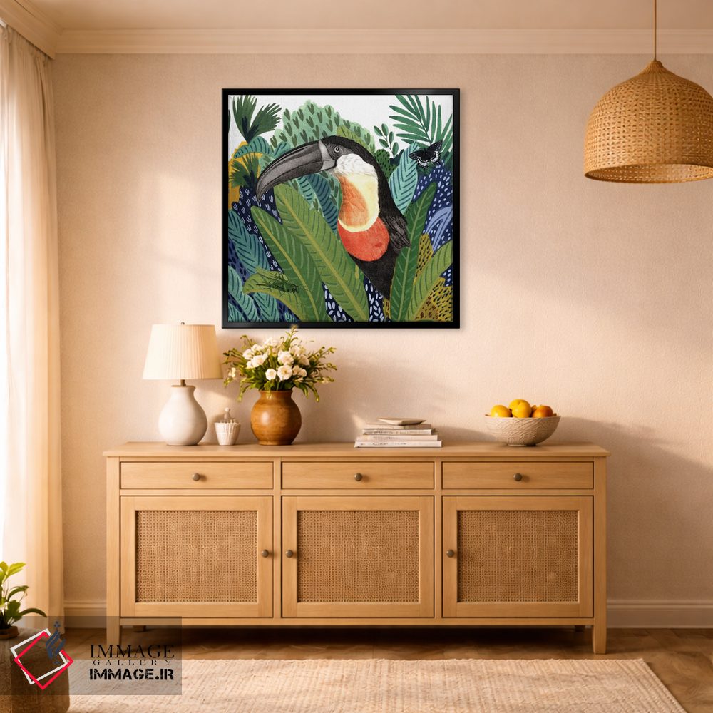 تابلو دکوراتیو جنگل وحشی II اثر کارن اسمیت - D2B