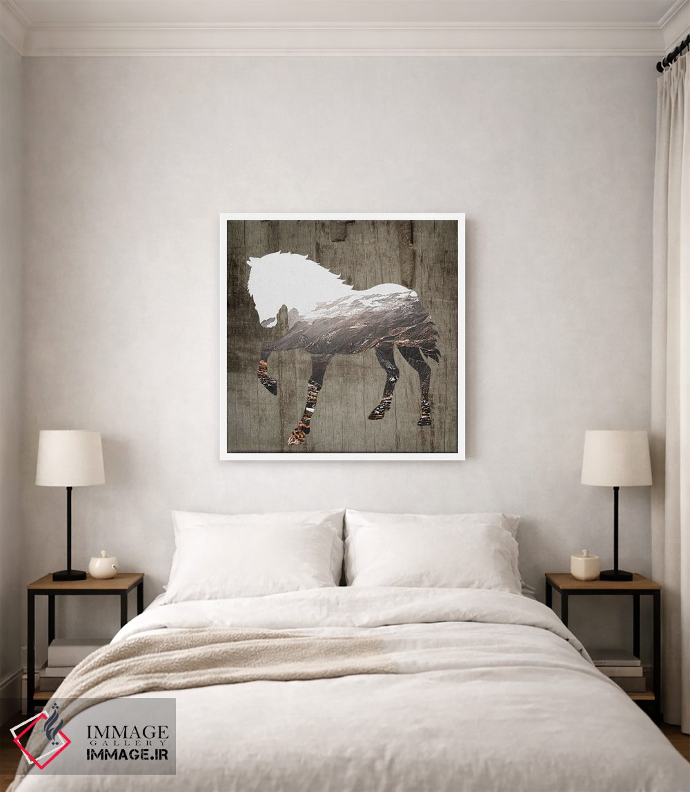 تابلو دکوراتیو اسب وحشی II اثر کارن اسمیت - D2W