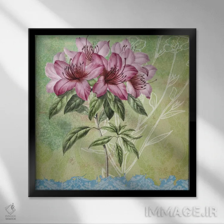 تابلو دکوراتیو بوتانیکا II اثر کارن اسمیت - نمای قابدار مشکی