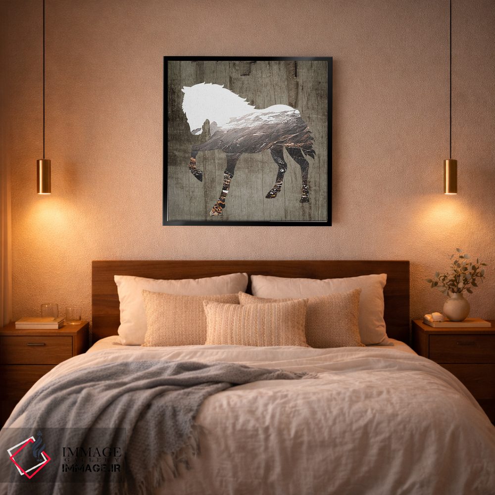 تابلو دکوراتیو اسب وحشی II اثر کارن اسمیت - D4B