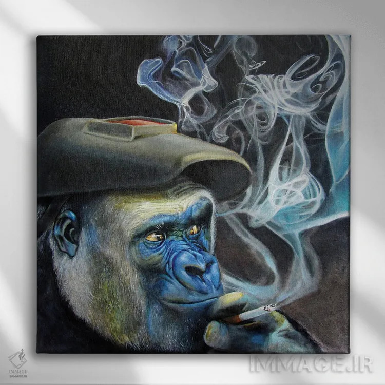 تابلو دکوراتیو جوشکار اثر کاترین الکسه - نمای روبهرو روی دیوار