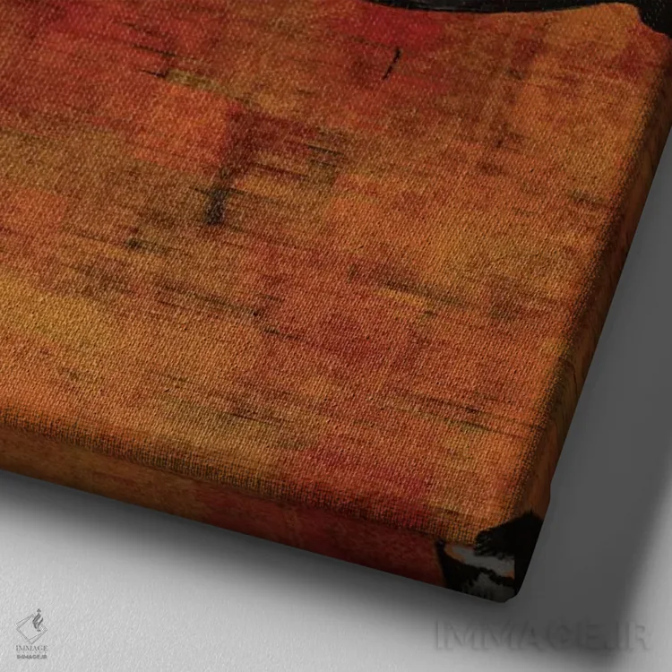 تابلو دکوراتیو اسب کوچولو II اثر کارن اسمیت - نمای نزدیک بافت بوم