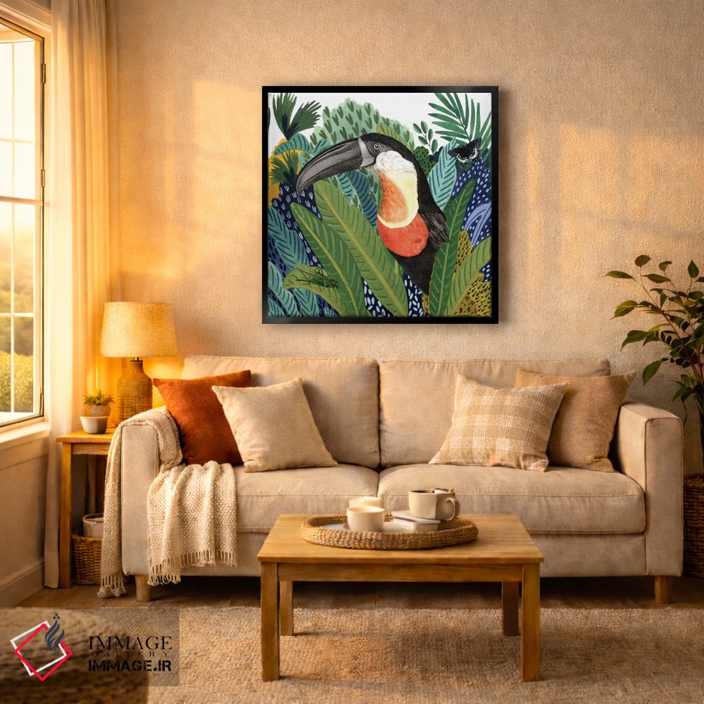 تابلو دکوراتیو جنگل وحشی II اثر کارن اسمیت - D6B