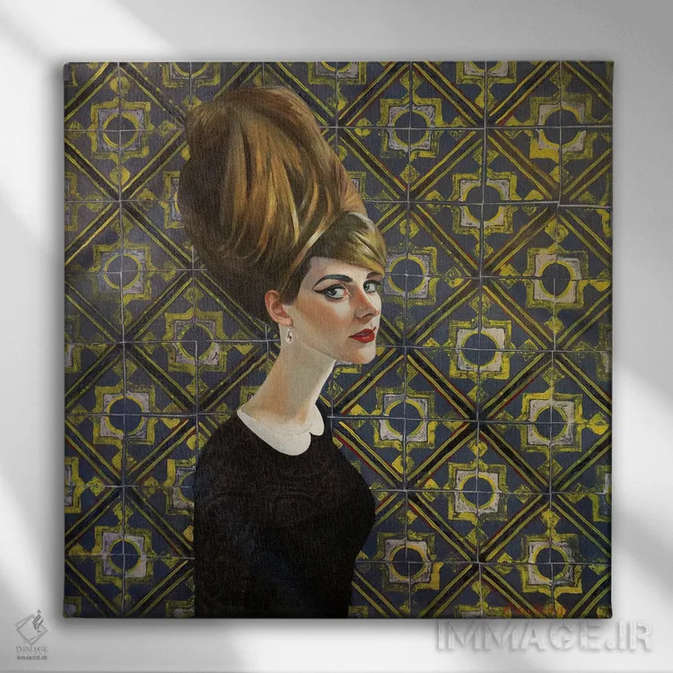 تابلو دکوراتیو ویکتوریا اثر کاترین الکسه - نمای روبهرو روی دیوار