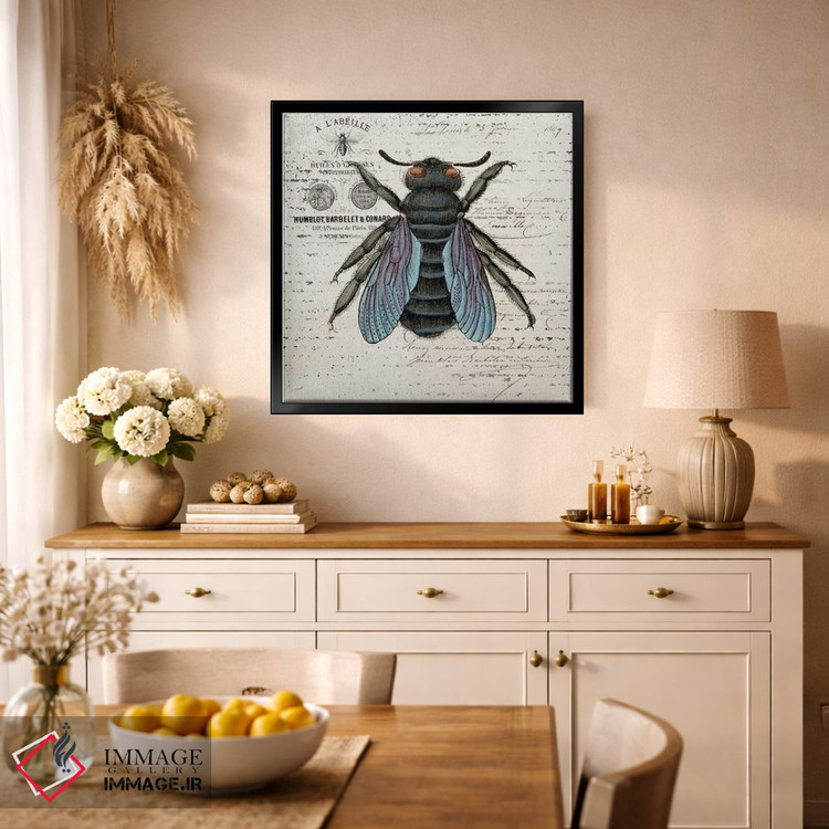 تابلو دکوراتیو زنبور تاریخ II اثر کارن اسمیت - D2B
