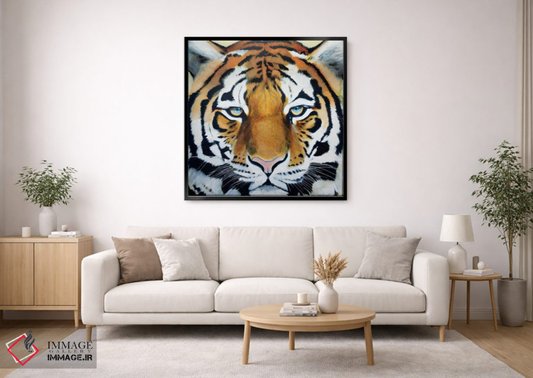 تابلو دکوراتیو ببر اثر کاترین الکسه - D1B