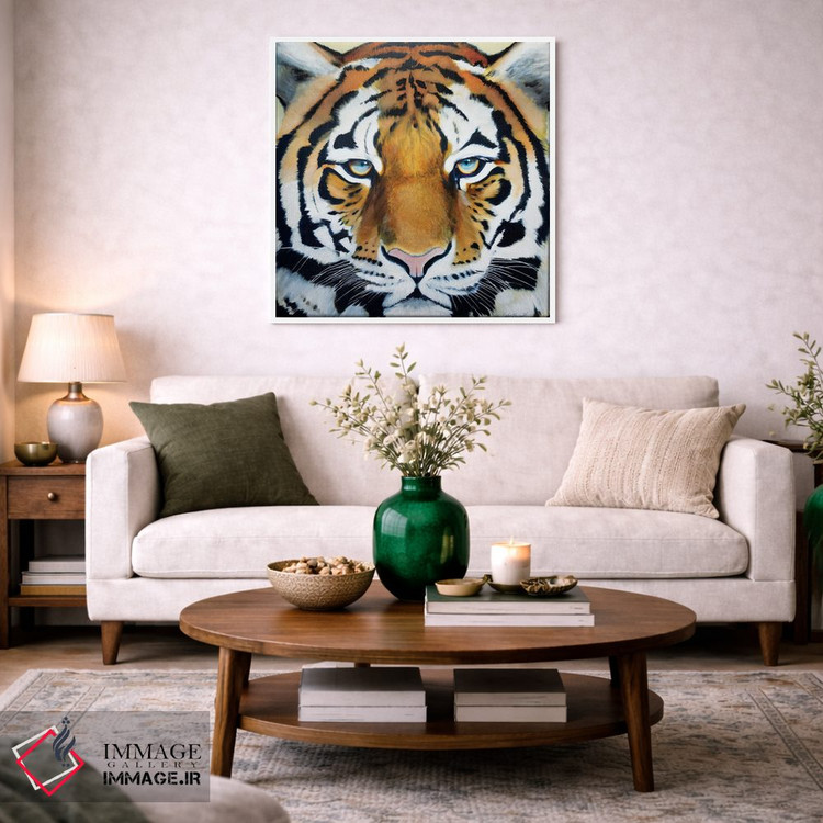 تابلو دکوراتیو ببر اثر کاترین الکسه - D2W