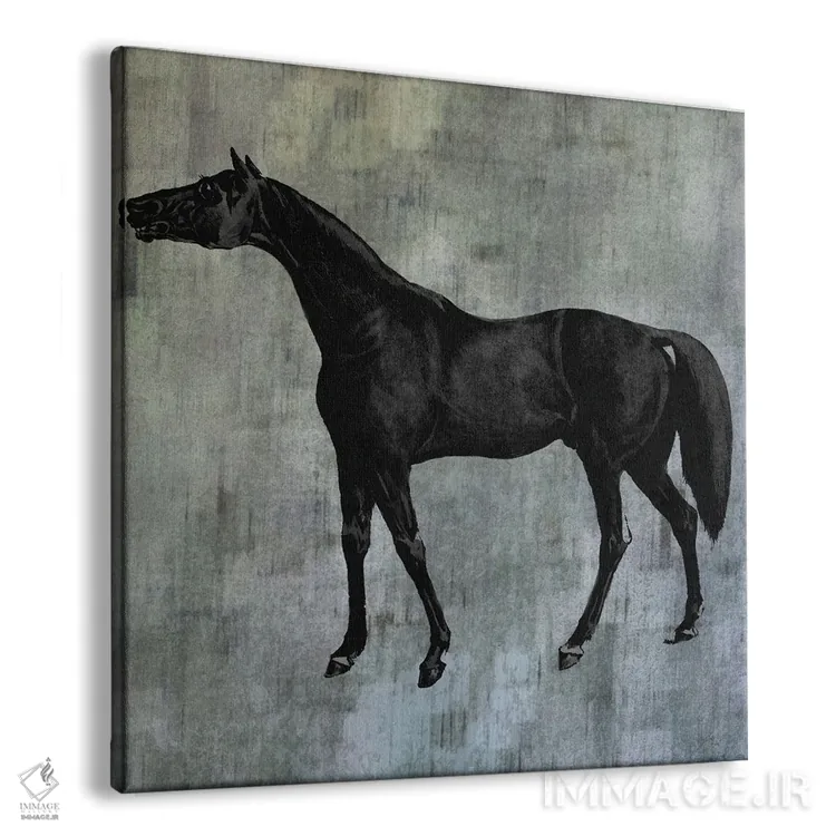 تابلو مدرن اسب کوچولو IV اثر کارن اسمیت - نمای پرسپکتیو محصول