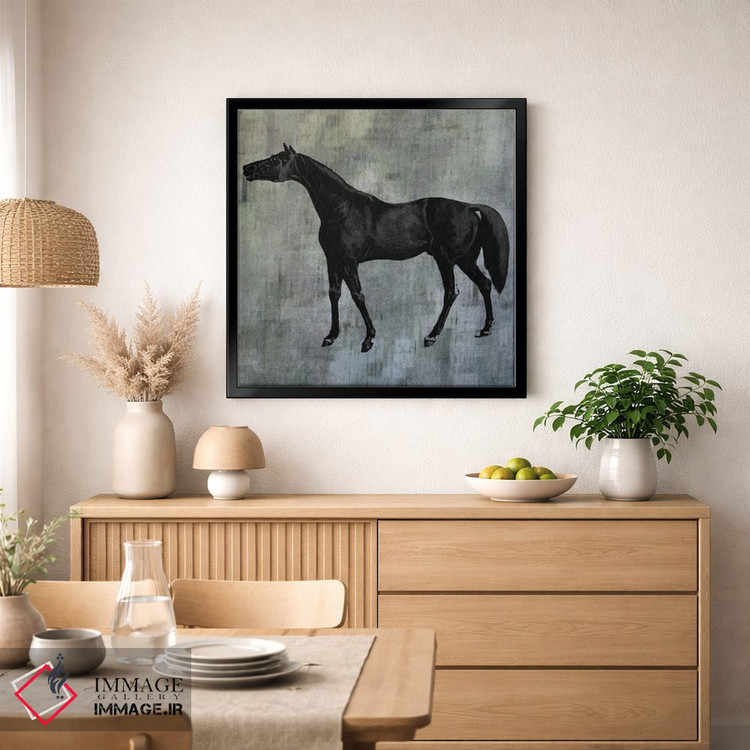 تابلو مدرن اسب کوچولو IV اثر کارن اسمیت - D1B