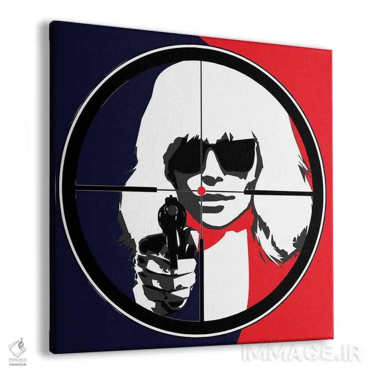 تابلو دکوراتیو بلوند اتمی اثر کاترینا بورتسووا - نمای پرسپکتیو محصول