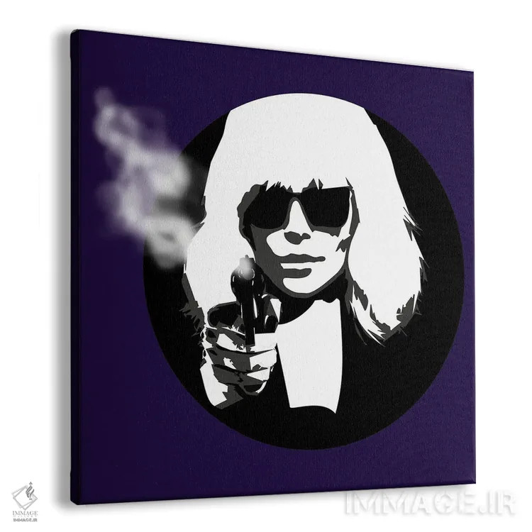 تابلو دکوراتیو اتمی اثر کاترینا بورتسووا - نمای پرسپکتیو محصول