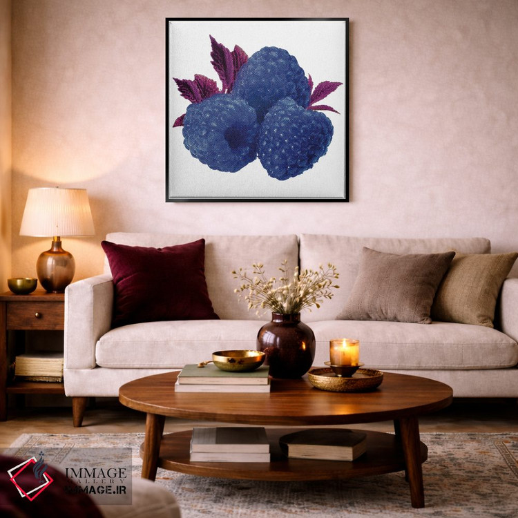 تابلو دکوراتیو تمشک اثر کاترینا بورتسووا - D4B