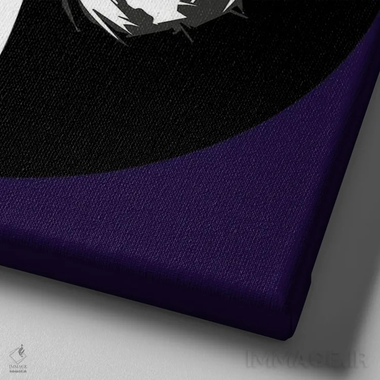 تابلو دکوراتیو اتمی اثر کاترینا بورتسووا - نمای نزدیک بافت بوم