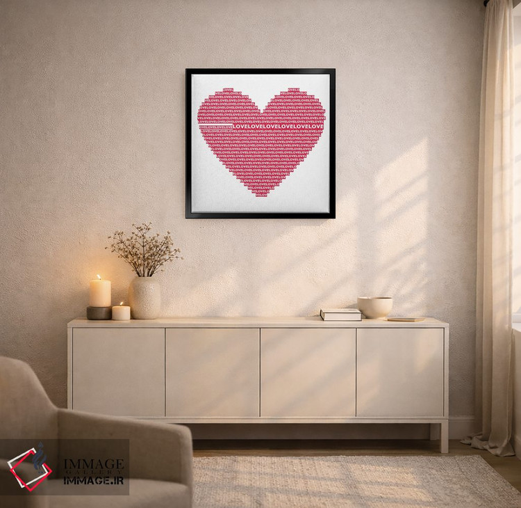 تابلو دکوراتیو ولنتاین اثر کاترینا بورتسووا - D6B