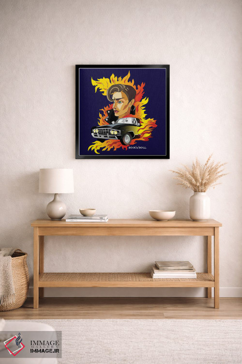 تابلو دکوراتیو راک اند رول اثر کاترینا بورتسووا - D2B