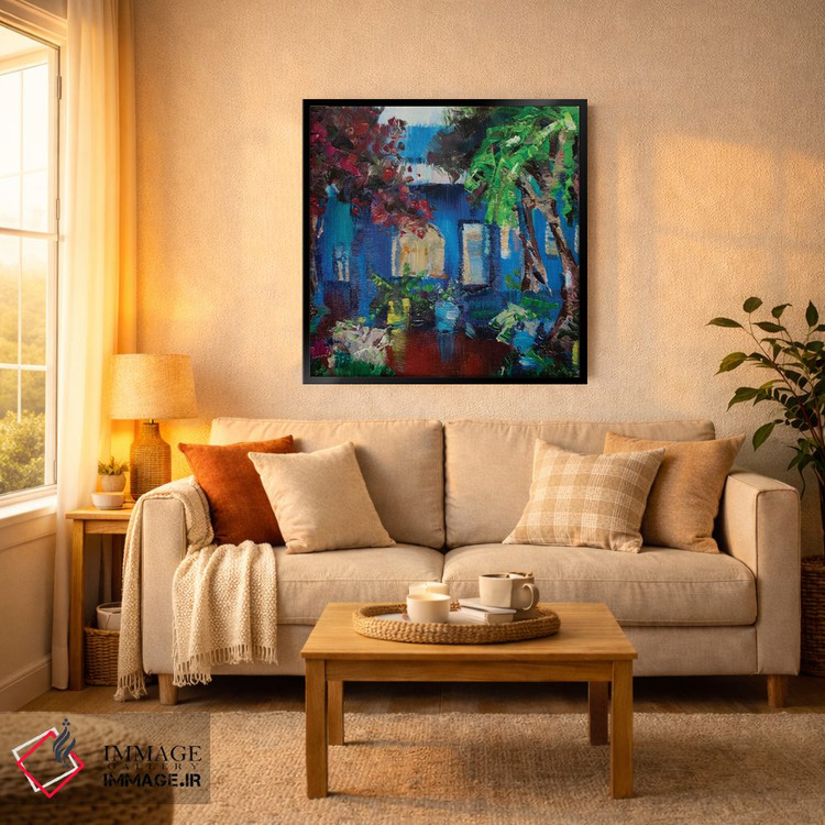 تابلو انتزاعی باغ ماجورل اثر کاترینا بورتسووا - D2B