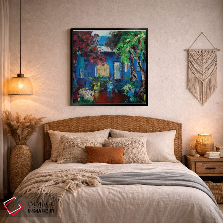 تابلو انتزاعی باغ ماجورل اثر کاترینا بورتسووا - D3B