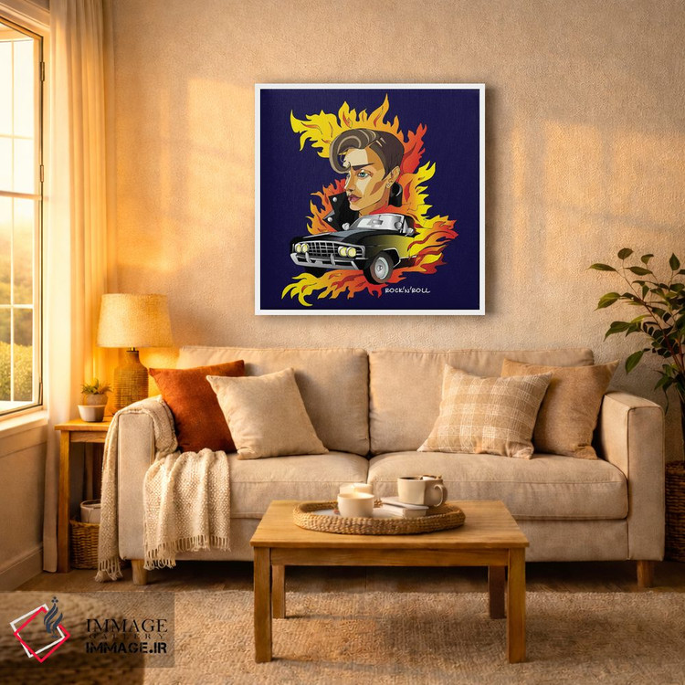 تابلو دکوراتیو راک اند رول اثر کاترینا بورتسووا - D4W