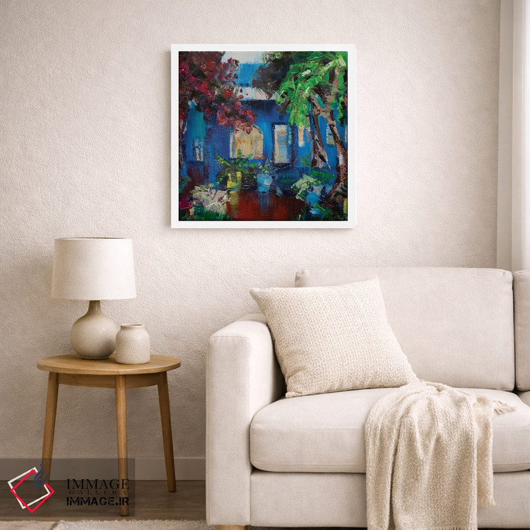 تابلو انتزاعی باغ ماجورل اثر کاترینا بورتسووا - D5W