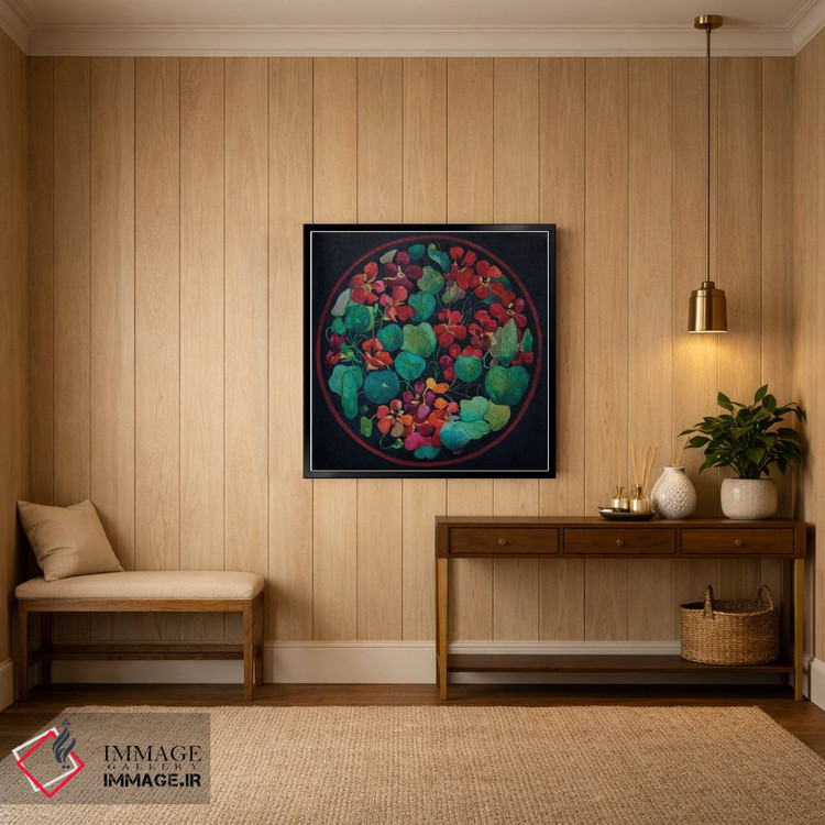 تابلو دکوراتیو گل های باغچه اثر کاترینا بورتسووا - D4B