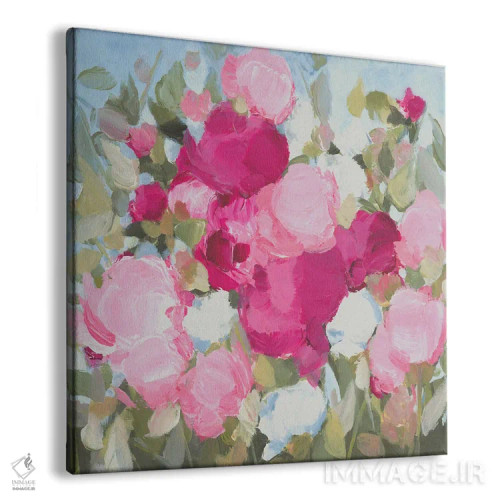 تابلو انتزاعی آفتاب می تابد اثر کتی نیلی - نمای پرسپکتیو محصول