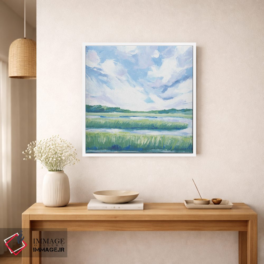 تابلو انتزاعی استوار اثر کتی نیلی - D1W