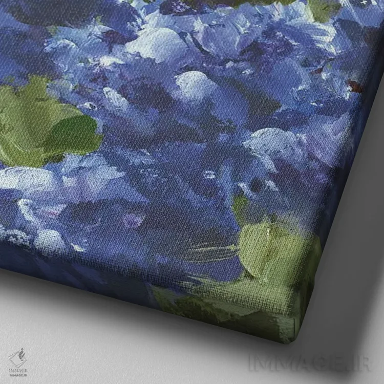 تابلو دکوراتیو برانیت پوینت اثر کتی نیلی - نمای نزدیک بافت بوم
