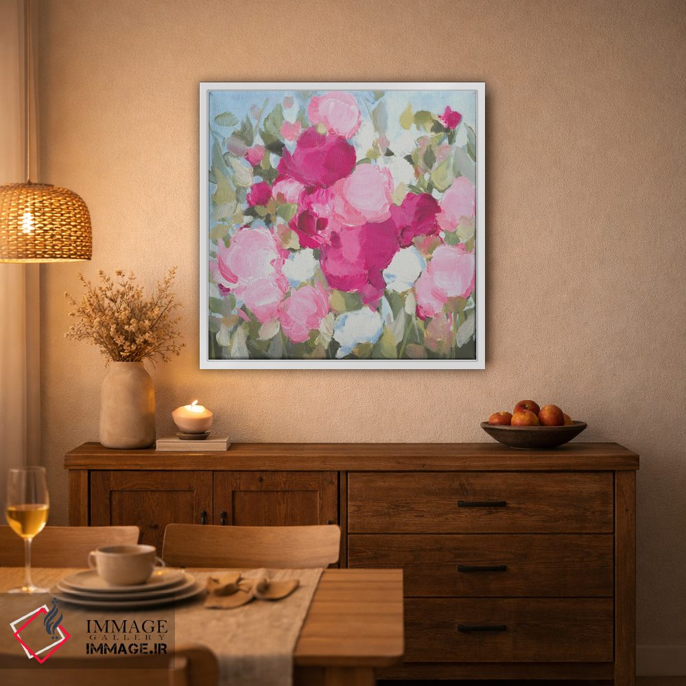 تابلو انتزاعی آفتاب می تابد اثر کتی نیلی - D3W