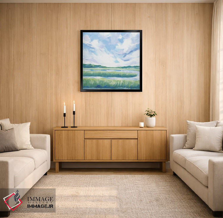 تابلو انتزاعی استوار اثر کتی نیلی - D4B