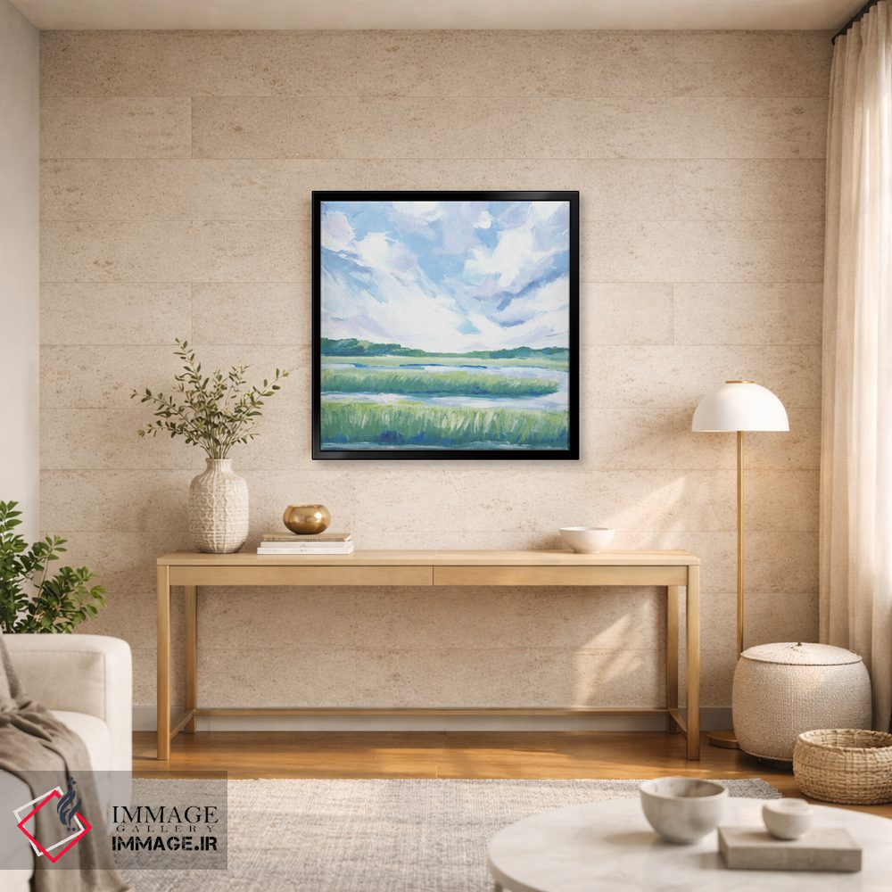 تابلو انتزاعی استوار اثر کتی نیلی - D5B