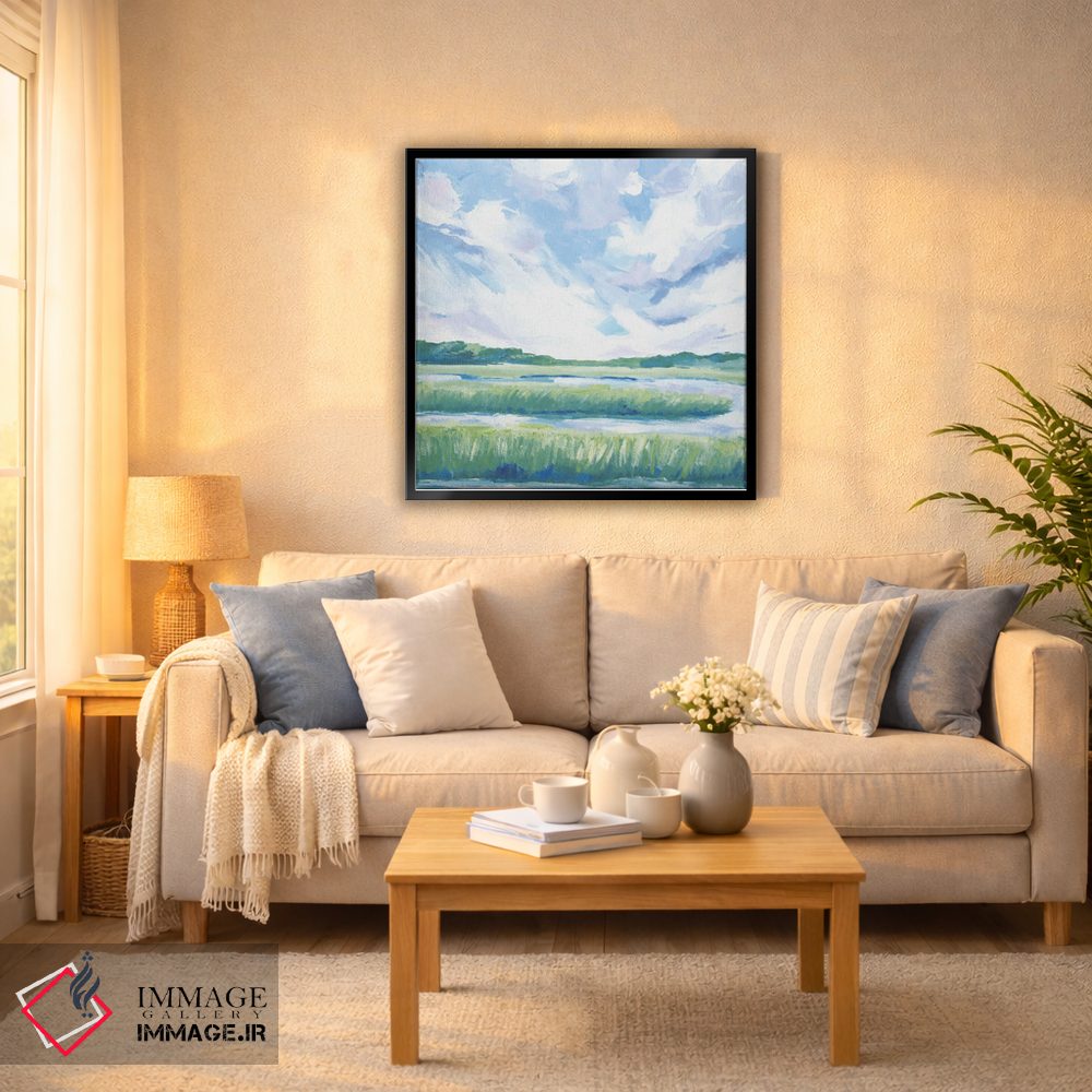 تابلو انتزاعی استوار اثر کتی نیلی - D6B