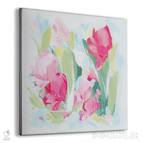 تابلو انتزاعی فرارسیدن صبح اثر کتی نیلی - نمای پرسپکتیو محصول